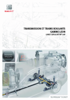 Seat Self Service Program - SSP 160 Transmission et trains de la gamme LEON  type 5F 